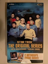 Star Trek TOS 40th Anniversary 40 Pack Card Hobby Box Renon 2006 -scatola aperta