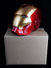 Casco Iron Man 1:1 MK7 maschera apribile luminosa cosplay indossabile prop casco bambino