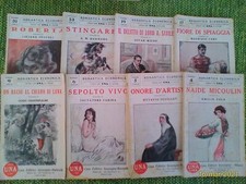  ROMANTICA ECONOMICA Sonzogno,lotto di 8 volumi