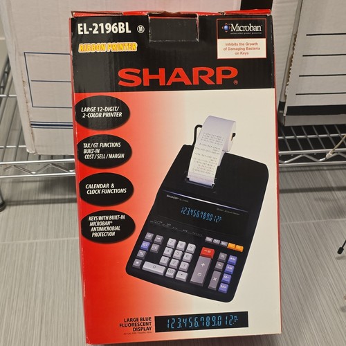 Sharp 2196bl calcolatrice - sharp, el-2196bl