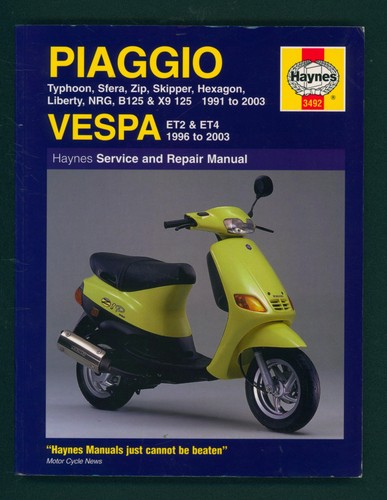Piaggio vespa haynes 125 - piaggio,
