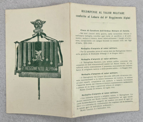 Cartolina reggimentali alpini - cartolina,