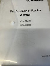 MOTOROLA GM360 PROFESSIONAL