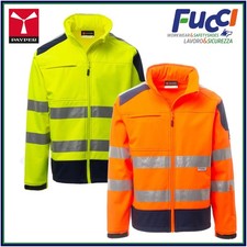 Payper SCREEN Giacca Alta Visibilità Uomo Impermeabile Softshell Rifrangente