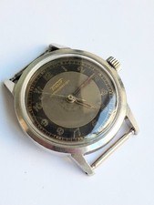 Orologio Tissot quadrante occhio di toro nero/grigio per riparazione/ricambi/restauro
