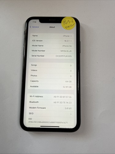 Apple iphone gb nero - 64,