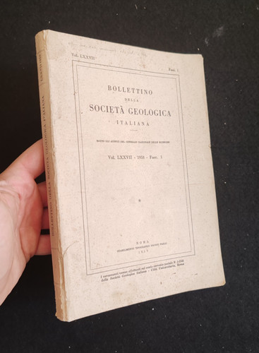 Bollettino societa geologica - bollettino, societa'