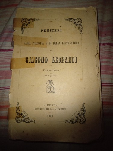 Libro pensieri varia - libro,