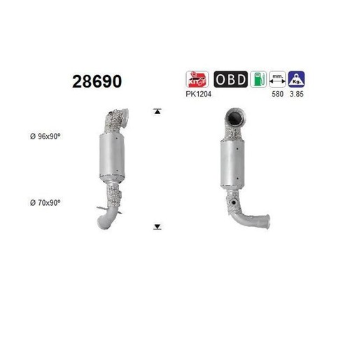 Catalizzatore 28690 per ds - as,