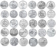 Monete Olimpiadi 50p 2011