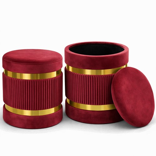 Set pouf contenitore - pouf,