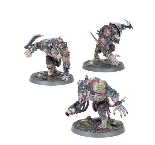 Rat ogors skaven skavens - 3x,