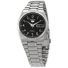 Seiko 5 Automatic Black Arabic