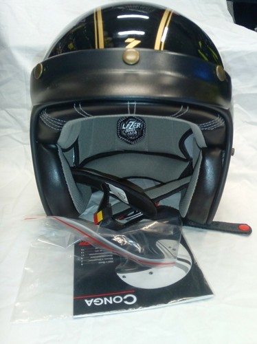 Casco jet lazer conga col - casco,