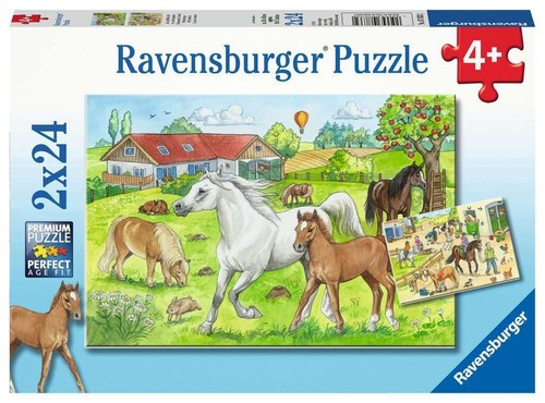 Ravensburger puzzle 2x24 - ravensburger,,