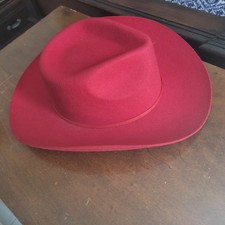 cappello western ROSSO