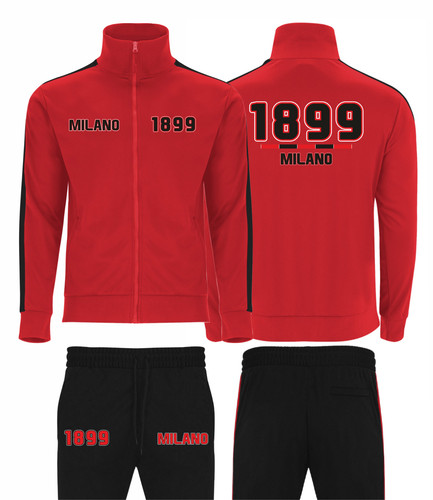 Tuta milano milan 1899 - tuta, ultras