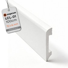 Battiscopa bianco 1 4 - x, cm