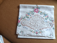 asciugamano in lino RICAMATA
