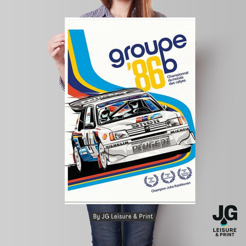 Poster rally gruppo 1986 - poster, b
