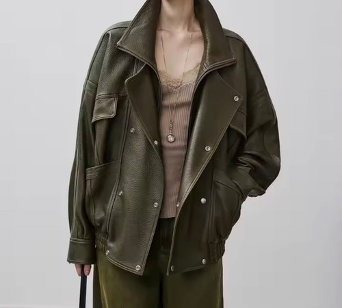 Trench giacca pelle pecora - trench, di