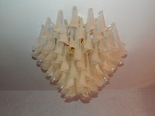 Pink Gold Plated Murano Leaf
