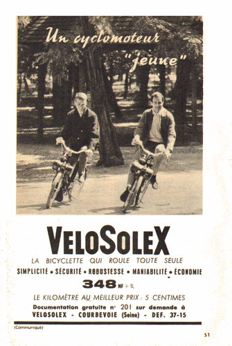 Pub velosolex 1963 - ",