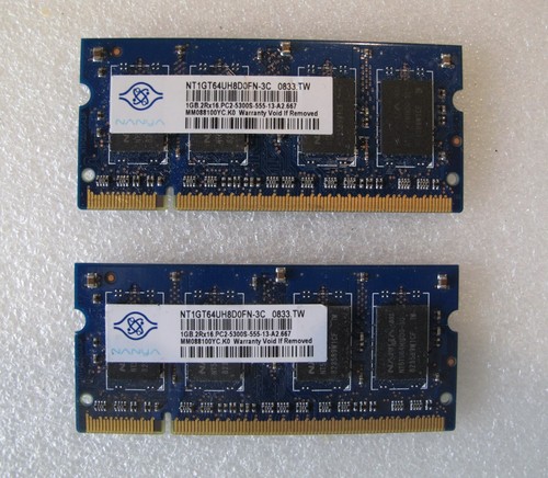 Barrettes de ram - 2, 1