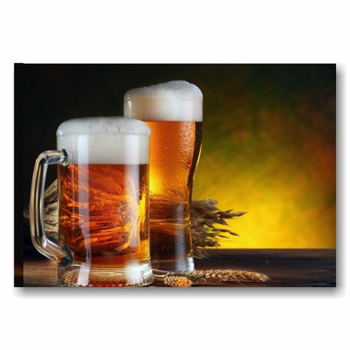 Birra quadro 70x50 stampa - cm,
