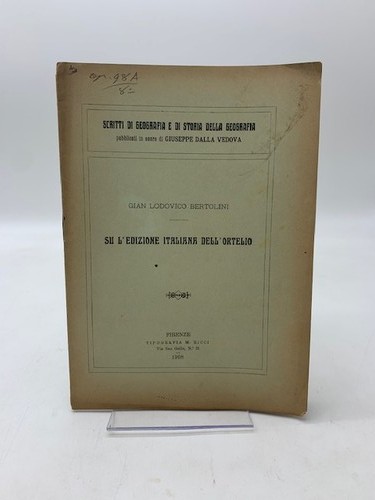 Bertolini su l edizione - g., l'edizione