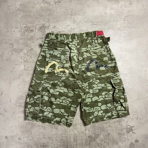 Pantalone corto mimetico evisu - corto,