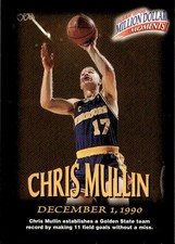 card NBA Basketball  # 44 of 50 Chris Mullin 1997 Fleer