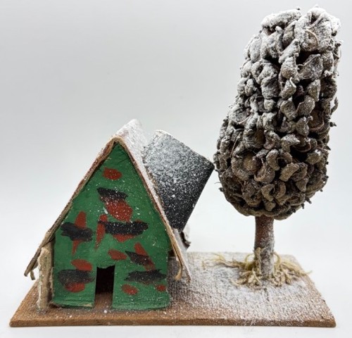 Casetta presepe artigianale - casetta,