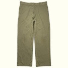 dickies Pantaloni da lavoro W38/L32 Beige Molto buono Uomini (l149)
