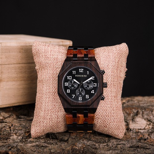 Orologio uomo legno t92 - orologio,