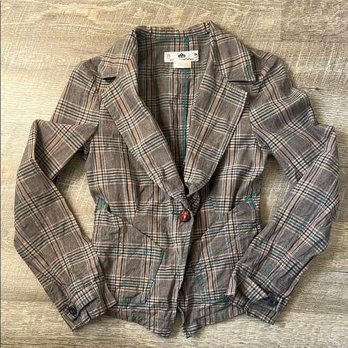 Blazer quadri fornarina - a,