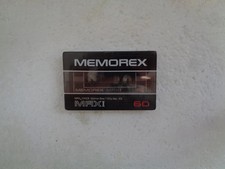 Audiocassetta vintage MEMOREX