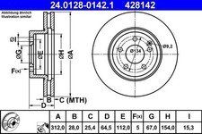 Brake Disc MERCEDES-BENZ CLS