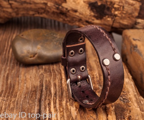 Bracciale uomo marrone