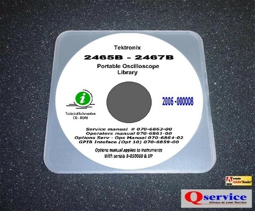 Tektronix 2465b 2467b - tektronix, 2465b-2467b