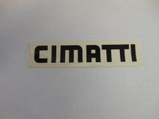 Vintage 1970's CIMATTI Decal