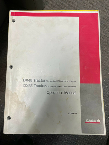 Case dx48 trattore manuale - dx48,