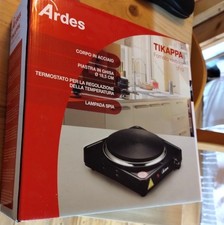 Ardes AR1F19 Piano Cottura Nero Superficie Piana Piastra sigillata 1500W