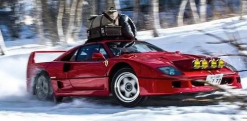 Pgm ferrari f40 red snow - 1:64,