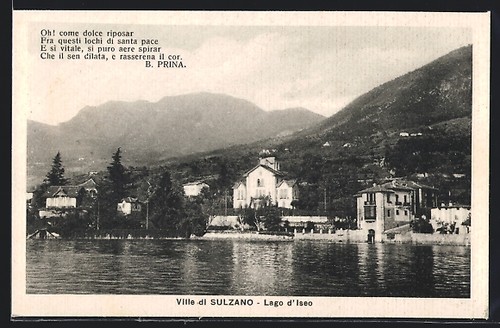 Sulzano lago iseo - sulzano,, d'iseo
