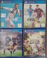 Lotto 4 giochi PS4 : FIFA 15, 16 , 19 + Plants vs Zombies GW2 - Usati