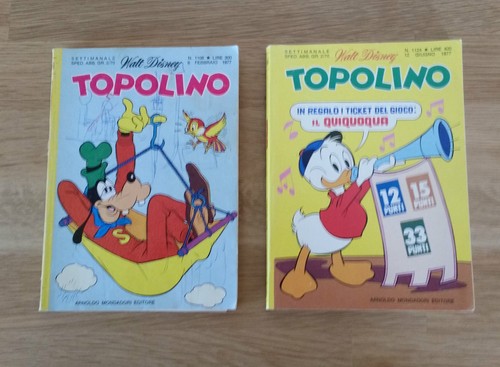 Topolino lotto giornalini - lotto,
