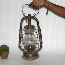 Ferro Antico Campeggio Burning Notte Luce Cherosene di Olio Lanterna, Lampada -