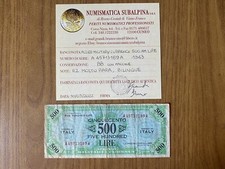 BANCONOTA 500 LIRE AM LIRE