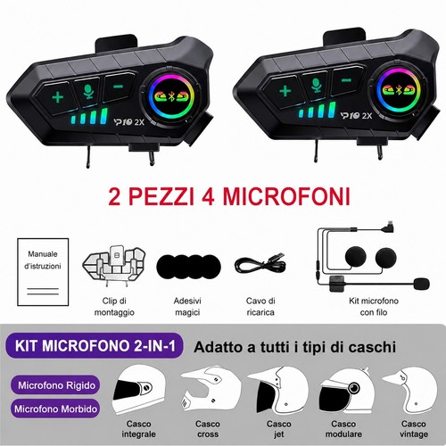 Interfono moto coppia casco - moto,